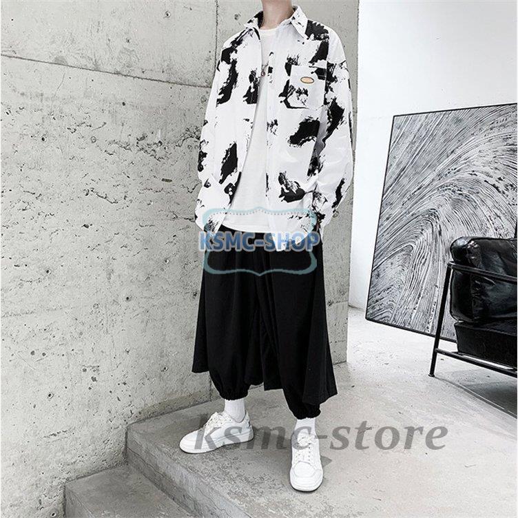 長袖シャツ メンズ 花柄 カジュアルシャツ シャツ 長袖 アロハシャツ 開襟シャツ 花柄シャツ カジュアル おしゃれ 春秋 