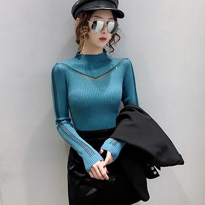 セーター トップス レディース カジュアル 袖あり 長袖 シンプル フェミニン タートルネック おしゃれ アプリ 高見え 可愛い きれいめ ブラック ハイネック 黒 