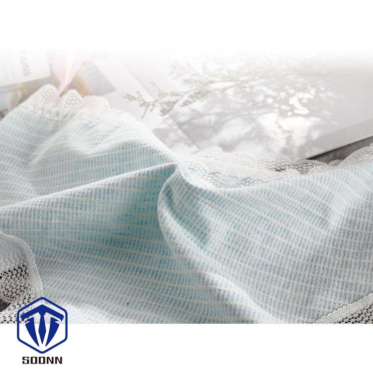 レディースショーツ スタンダード パンツ パンティー 単品 ノーマル 女性下着 おしゃれ レース ランジェ通気性 インナー ボーダー柄 リボン 