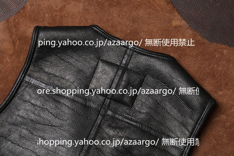 レザーベスト メンズ ラムレザー ベスト 。 羊革 高級レザー バイク用ベスト カジュアル フォーマル 通勤 大きいサイズ チョッキ ジレベスト 