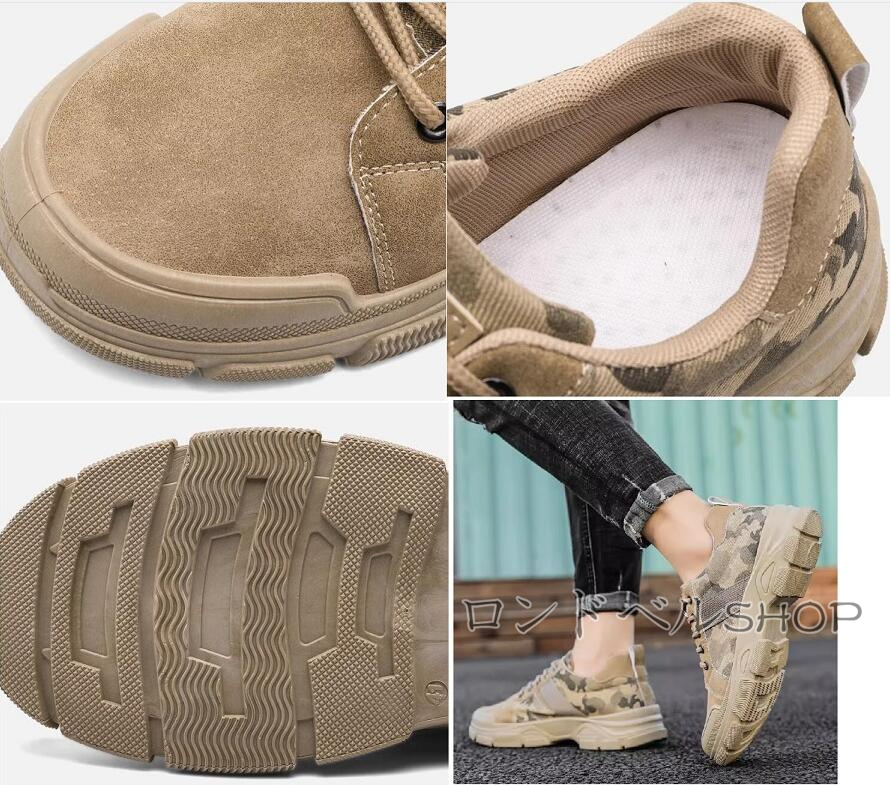 ローカット スニーカー メンズ 作業靴 ワークレースアップ 厚底スニーカー 通勤靴 ウォーキングカジュアルシューズ防水 おしゃれ 