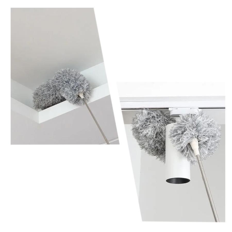 モップ 掃除用品 ホコリ取り 長い ロング 高所 洗える 隙間 埃 掃除用具 高いところ ほこり 80CM 掃除グッズ 280CM ハンディ は 伸縮 