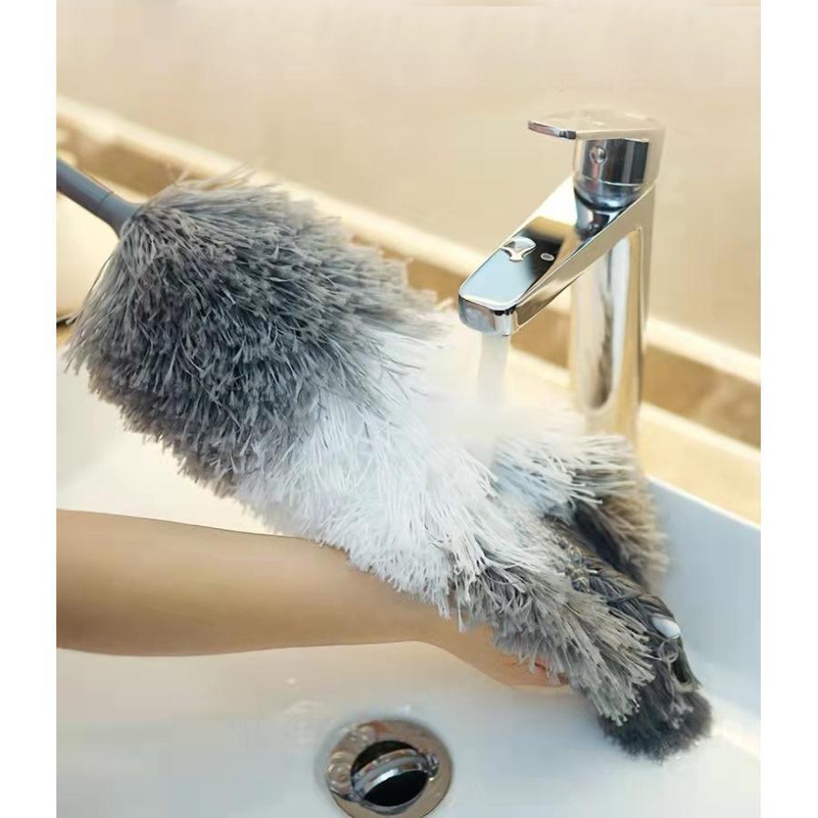 モップ 掃除用品 ホコリ取り 長い ロング 高所 洗える 隙間 埃 掃除用具 高いところ ほこり 80CM 掃除グッズ 280CM ハンディ は 伸縮 