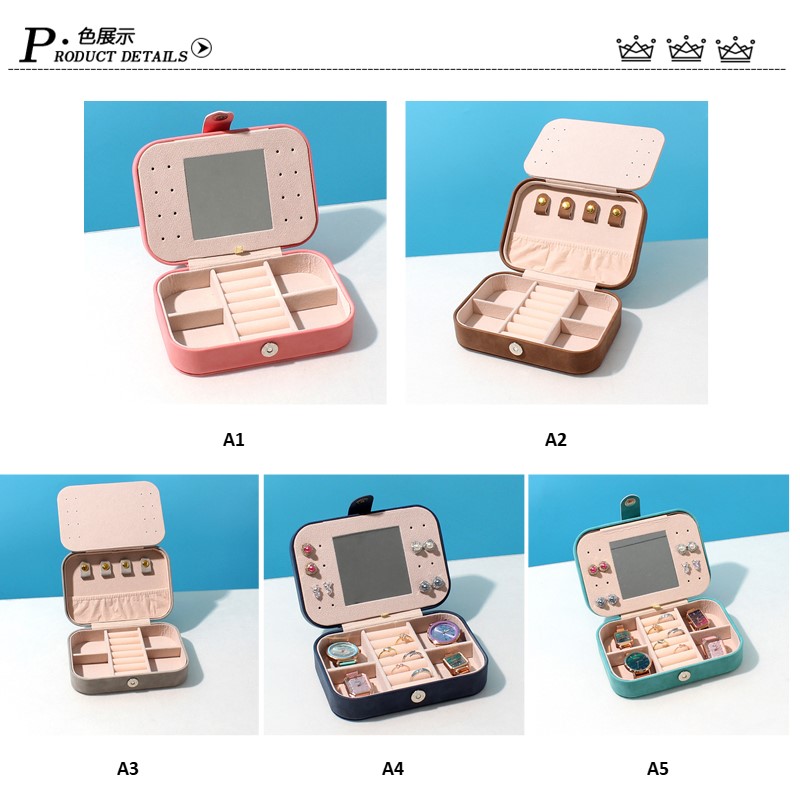 ジュエリーボックス ケース アクセサリーケース ジュエ収納 小物入れ ミラー付き アクセサピアス ネックレス イヤリング 