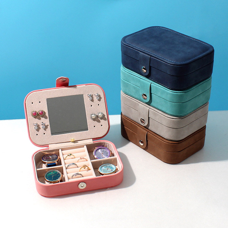 ジュエリーボックス ケース アクセサリーケース ジュエ収納 小物入れ ミラー付き アクセサピアス ネックレス イヤリング 