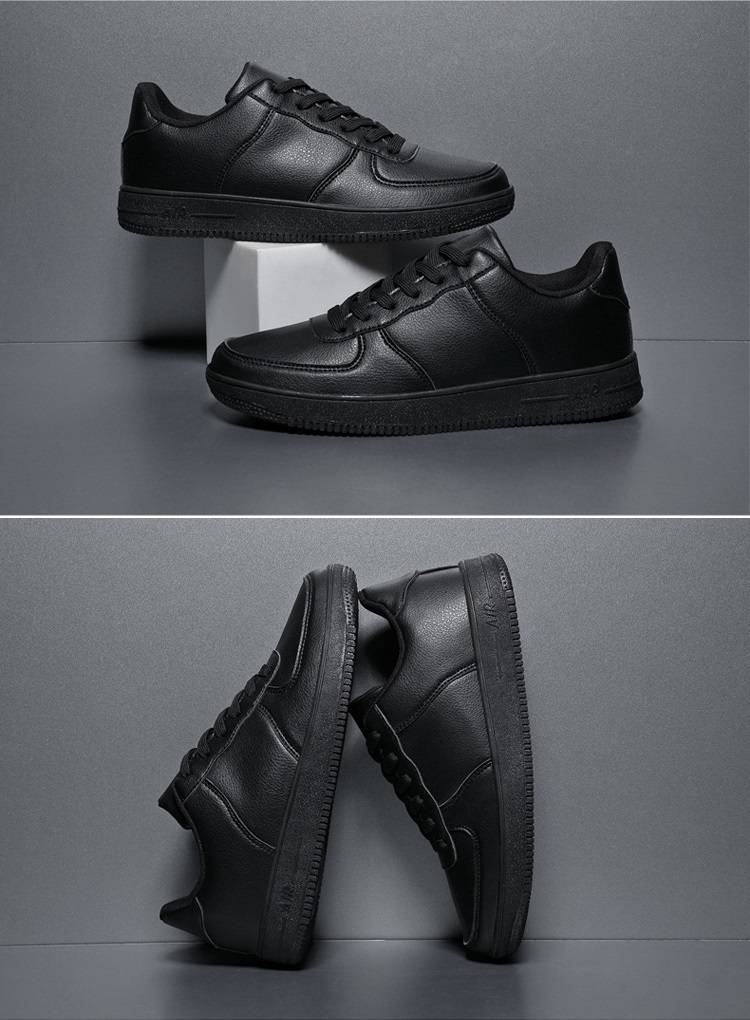 ウォーキングスニーカー シークレットメンズ 靴カジュアル ローカット レースアップ PU革靴 通気性 おしゃれ ランニング紳士靴 