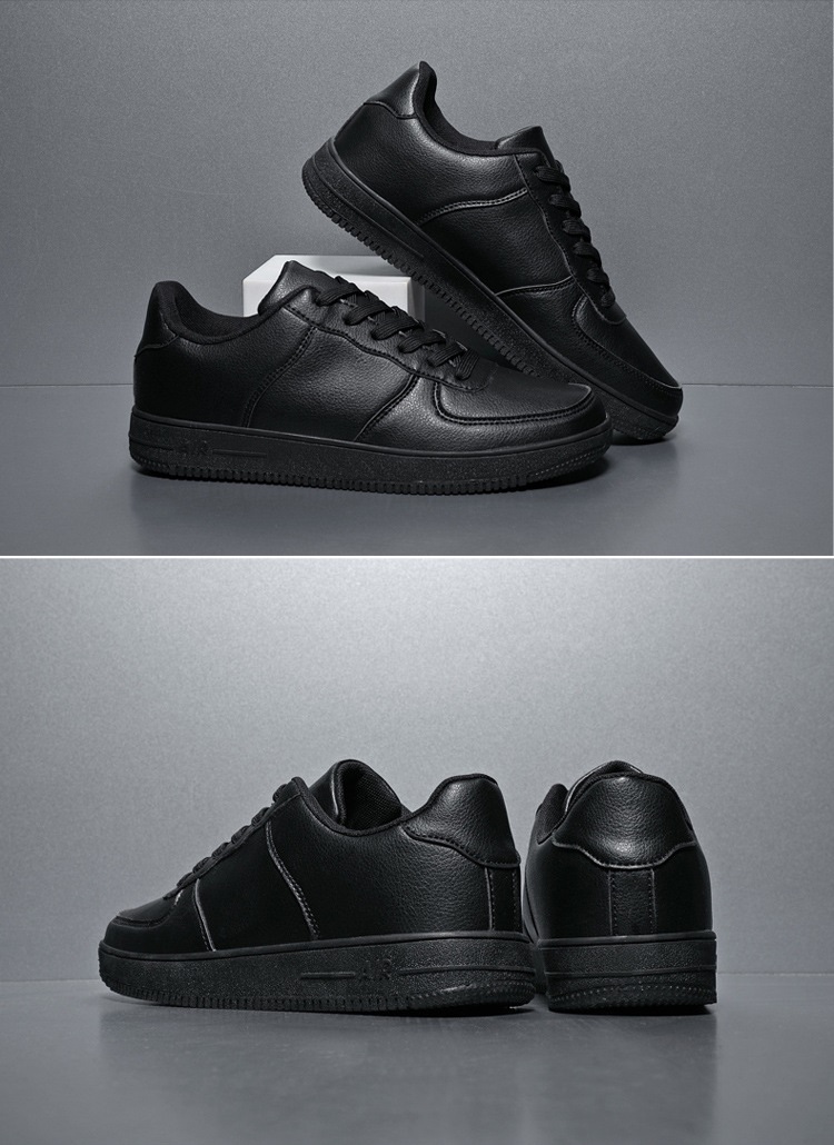 ウォーキングスニーカー シークレットメンズ 靴カジュアル ローカット レースアップ PU革靴 通気性 おしゃれ ランニング紳士靴 