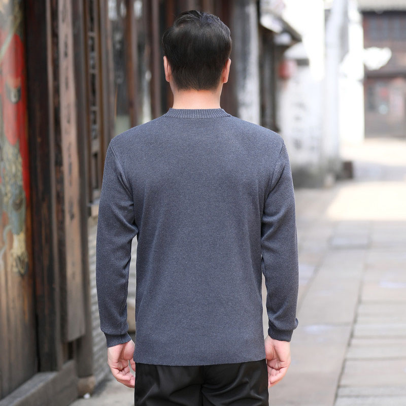ニット セーター メンズ◆クルーネック秋服 冬服 紳士 メンズ シニア 敬老の日 誕生日 シニアファッション クリスマス ゴルフ ギフト プレゼント 