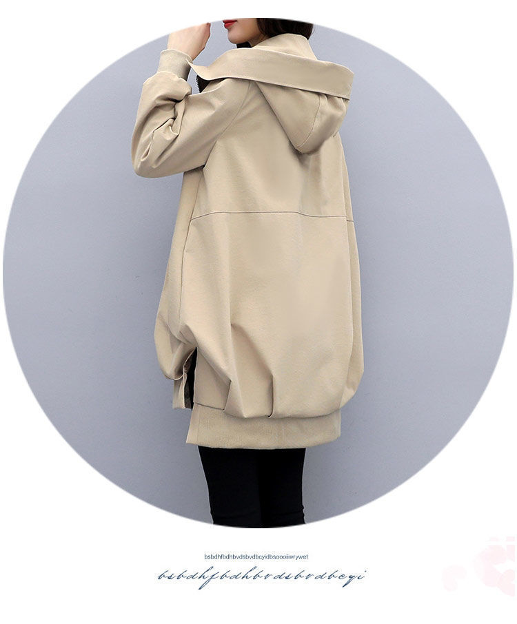 フード付き トレンチコート レディース 裏地付き 春秋 ロングコート お洒 ジャケット ブルゾン 体型カバー 大きいサイズ アウター 