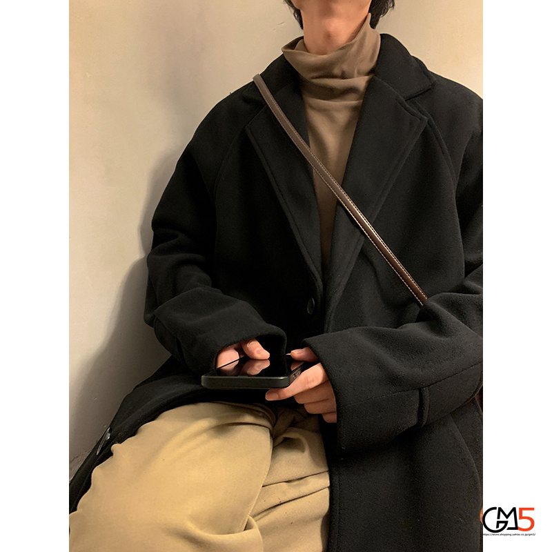 チェスターコート メンズ レディース 秋服 冬服 ロングコート アウター 通学 通勤 無地 ピーコート コート ビジネス 
