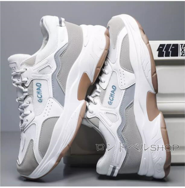 ランニングメンズ スニーカー 厚底 カジュアルクッション スポーツ 運動靴 通学 アウトドア 登山 快適 通勤 軽量 通気性 耐久性 立ち仕事 