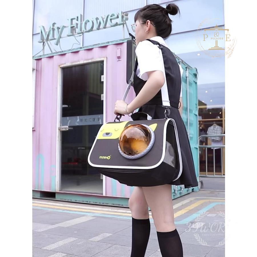 ペット用 折りたたみ 2WAY キャリーバッグ 小型犬 猫 ショルダーベルト付属 全6色 Mサイズ（約26CM×40CM×26CM）耐荷重約5KG 