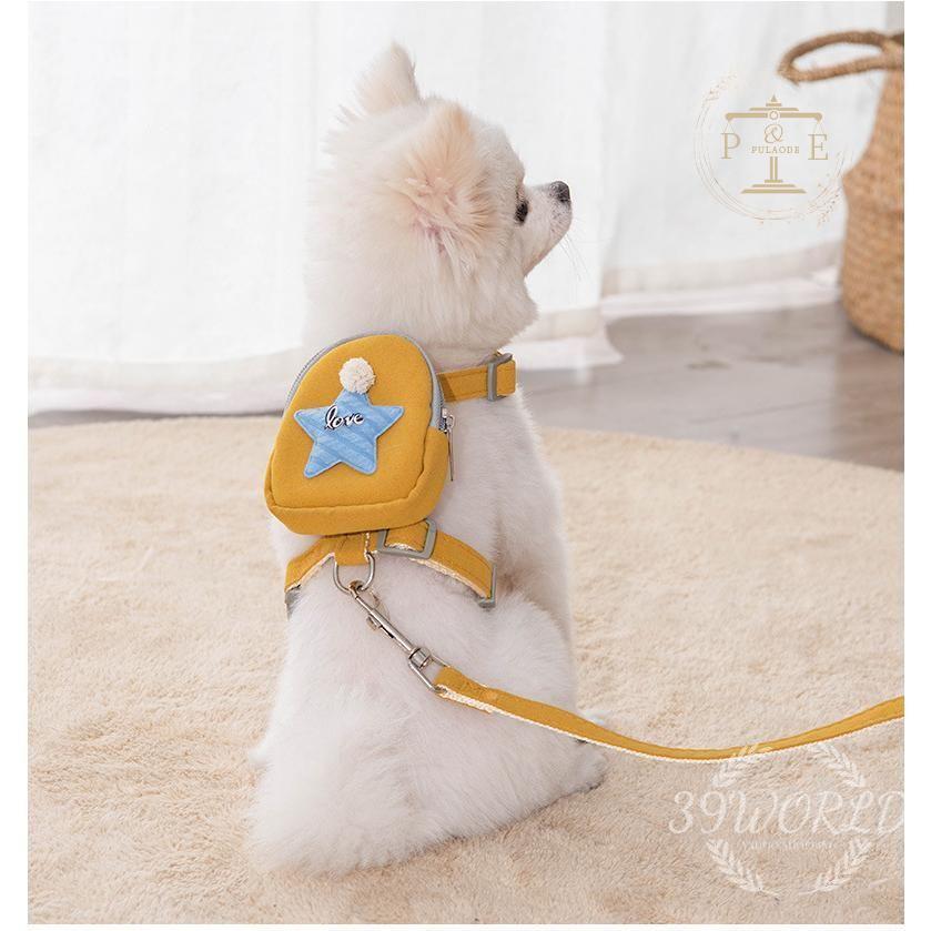 犬 猫 ハーネス 犬ハーネス 犬用ハーネス 犬のハーネス おしゃれ 子犬 小型犬 かわいい 犬ハーネスリードセット リボン 中型犬 脱げない リード 