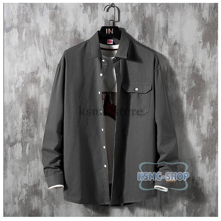 長袖シャツ メンズ 白シャツ シャツ カジュアルシャツ トップス メンズファッション メンズシャツ 