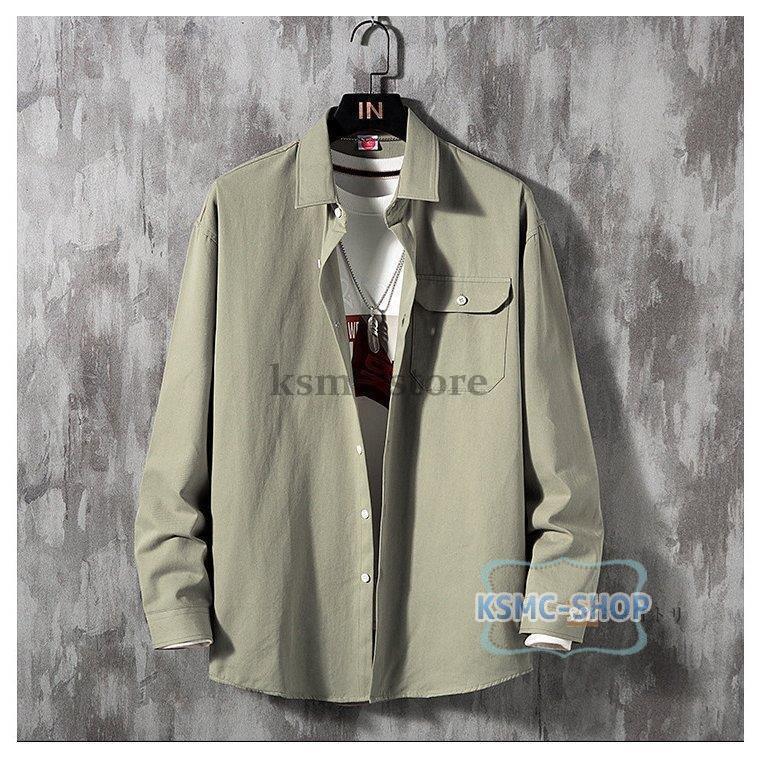 長袖シャツ メンズ 白シャツ シャツ カジュアルシャツ トップス メンズファッション メンズシャツ 