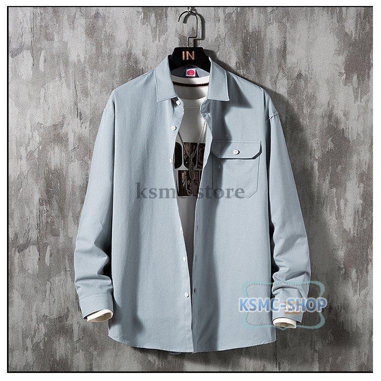 長袖シャツ メンズ 白シャツ シャツ カジュアルシャツ トップス メンズファッション メンズシャツ 