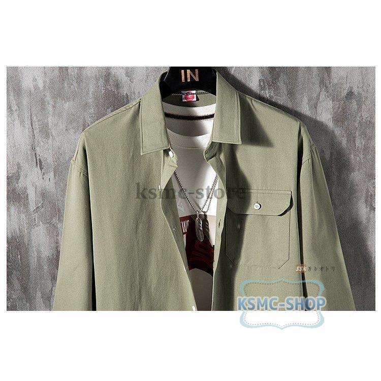 長袖シャツ メンズ 白シャツ シャツ カジュアルシャツ トップス メンズファッション メンズシャツ 