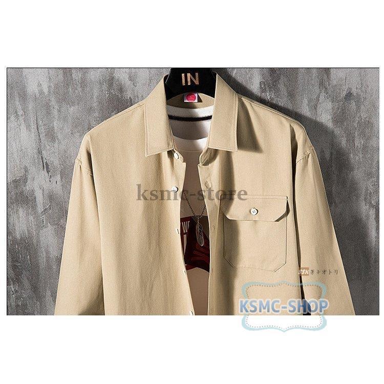 長袖シャツ メンズ 白シャツ シャツ カジュアルシャツ トップス メンズファッション メンズシャツ 