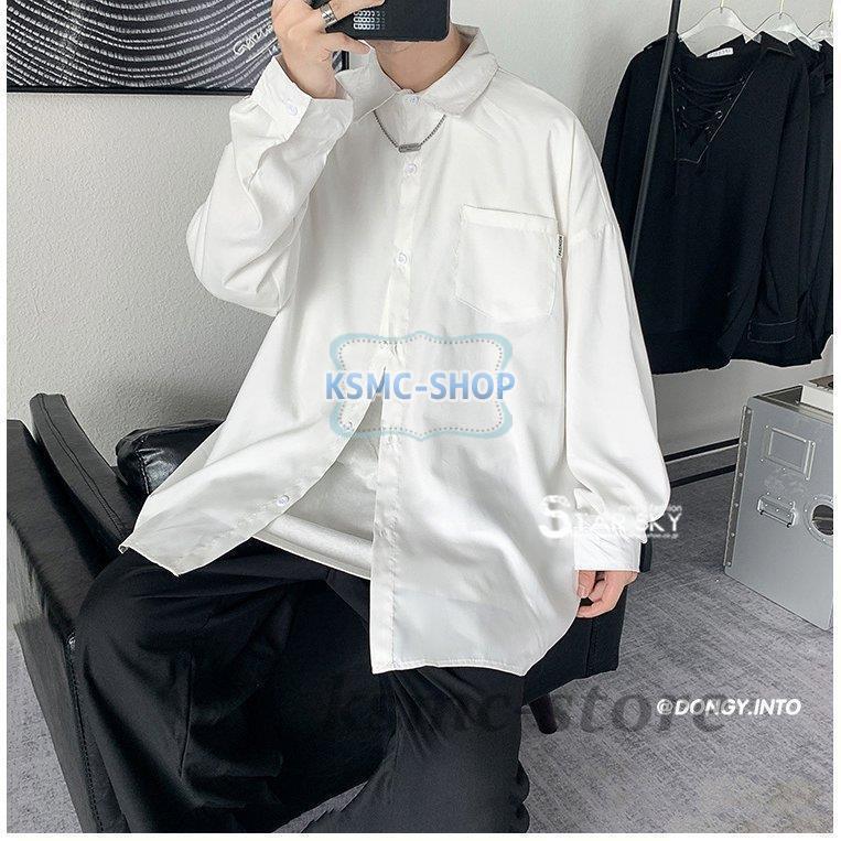 カジュアルシャツ 長袖シャツ メンズシャツ 無地 トップス ゆったり アウトドア 通勤 ボタンシャツ ファッション お兄系 お洒落 開襟シャツ 