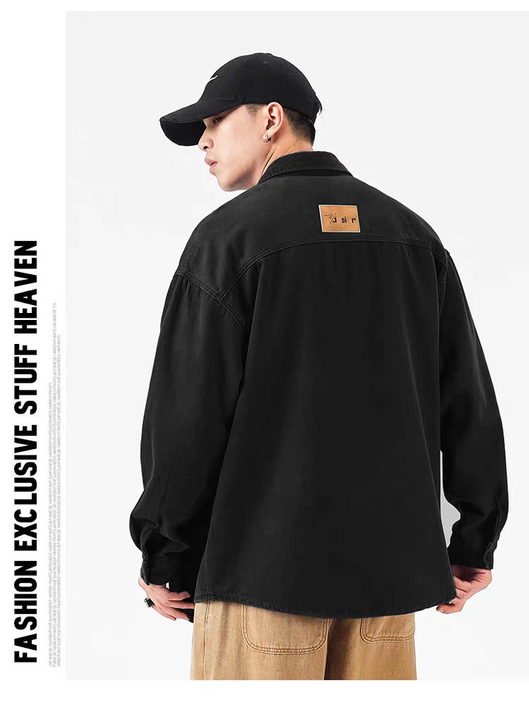 カーゴシャツ 長袖シャツ カジュアルシャツ ミリタリーシャツ 開襟シャツ メンズ 大きいサイズ ファッション 通勤通学 ゆったり ゆったり トップス シャツ 