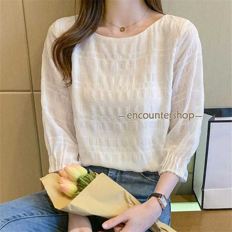 ブラウス レディース 長袖 春秋 長袖シャツ 七分袖丈 デート シンプル ビジネス トップス 体型カバー 通勤 フォーマル 入学式 OL おしゃれ 