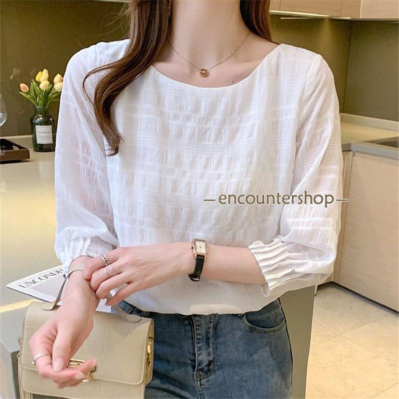 ブラウス レディース 長袖 春秋 長袖シャツ 七分袖丈 デート シンプル ビジネス トップス 体型カバー 通勤 フォーマル 入学式 OL おしゃれ 