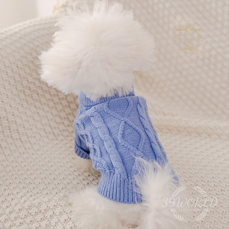 犬服 セーター 犬の服 ニット 編み 犬のニット 。対応 トイプードル ポメラニアン チワワ 小型犬 ドッグクローズ かわいい ドッグウェア 