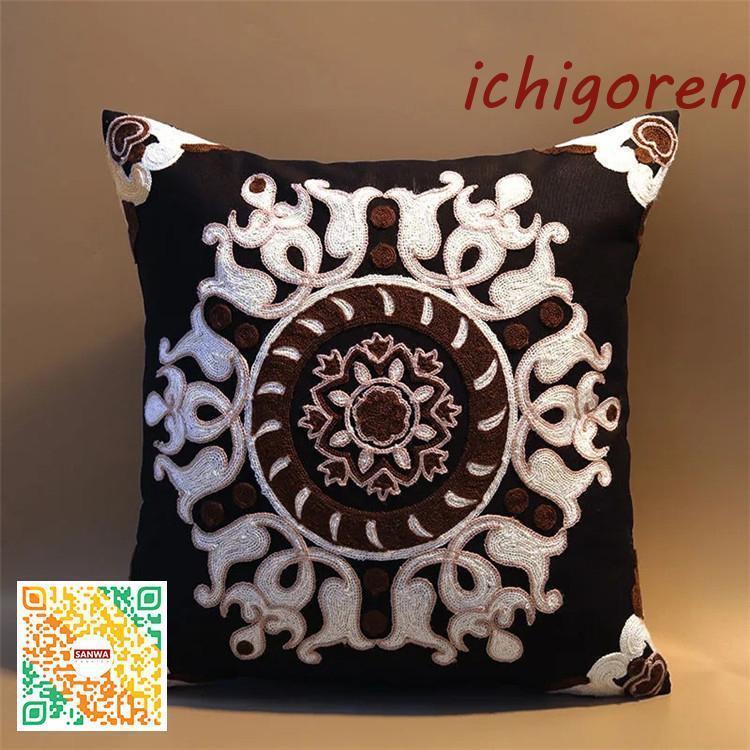 2点セット クッションカバー おしゃれ 座布団カバー 背当てカバー リビング リゾートクッションカバー インテリア雑貨 装飾枕 新築祝い 新生活 