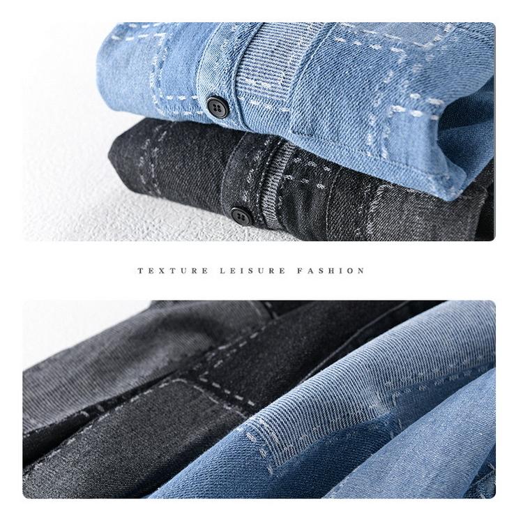 ダンガリーシャツ メンズ シャツ デニムシャツ カジュアルシャツ トップス 秋 春 夏 長袖 チェック柄 