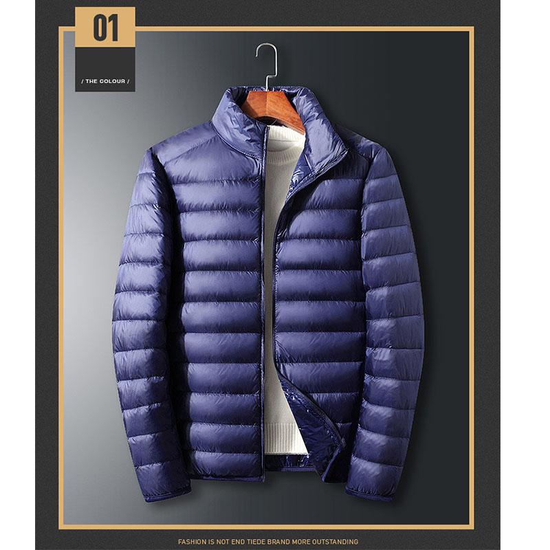 ライトダウン ダウンジャケット メンズ おしゃれダウンコート アウター 防寒 防風 羽毛フェザー冬上着インナーダウン 軽量 ジャケットカジュアル ウルトラ 