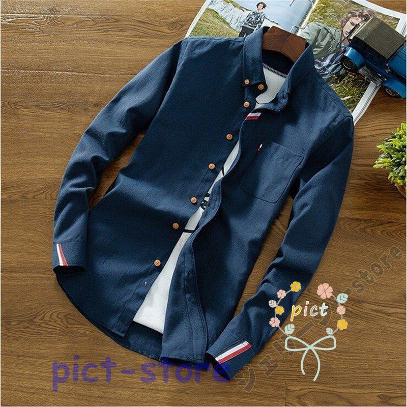 シャツ メンズ 長袖 開襟 カジュアルシャツ メンズ 長袖シャツ スリム スリム ビジネス おしゃれ 白シャツ トップス シャツ ワイシャツ 