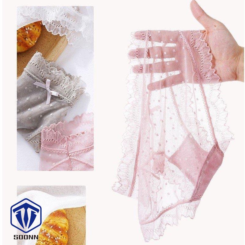 スタンダードショーツ ノーマル 総レース シースルー レディース 婦人 ドット柄 レース リボン パンツ フ シアー 透け感 下着 インナー メッシュ 