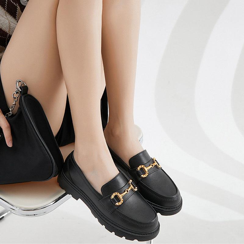 ローファー レディース スリッポン 厚底 柔らかいソール 痛くない 歩きやすい 走れる 滑り止め 通勤 美脚 日常着用 モカシン 衝撃吸収 