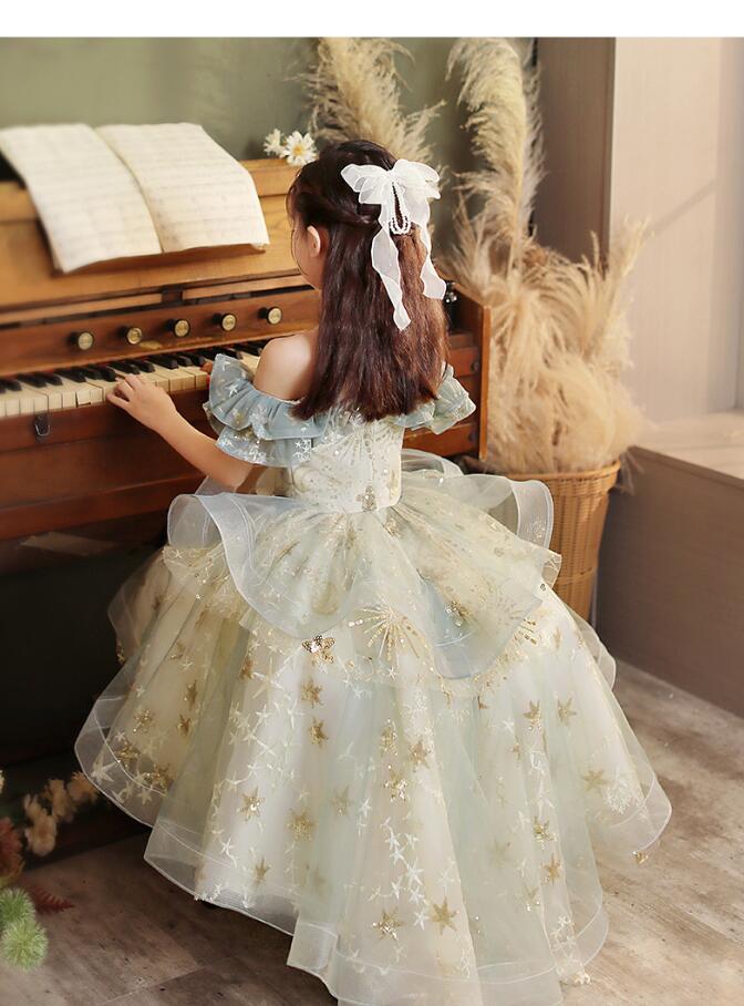 ピアノ発表会 子供ドレス 女の子の誕生日 ノースブ プリンセスドレス 発表会ドレス 卒園式 演出服 女の子 キッズドレス入園式 フォーマル 