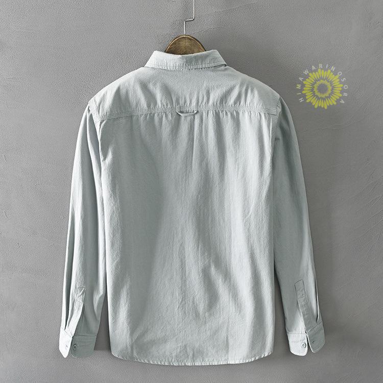 シャツ カジュアルシャツ ワークシャツ トップス 綿 長袖 春 ミリタリーファッション メンズ 冬 秋 