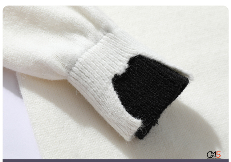 セーター メンズ 重ね着風 秋服 トップス ブルオーバ 新作 ニート レヤード風 無地 冬服 秋物 