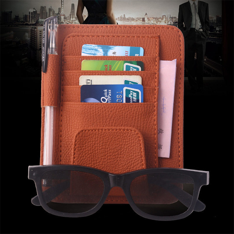 メガネホルダー 車 カードホルダー サングラスホルダー 車載 車用 ホルダー サンバイザー サングホルダー メガネクリップ 収納 メガネ 