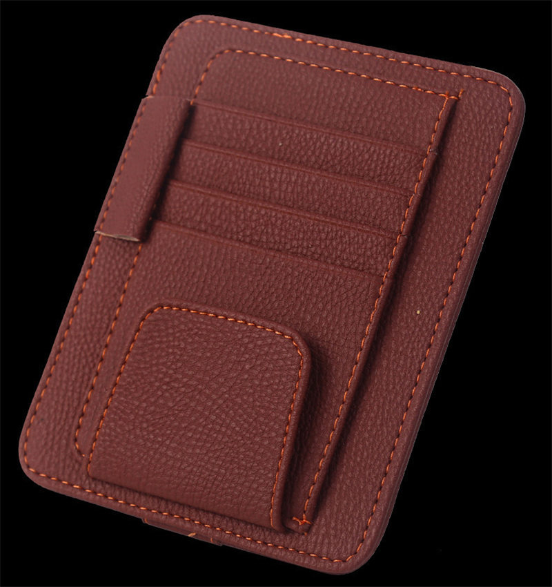 メガネホルダー 車 カードホルダー サングラスホルダー 車載 車用 ホルダー サンバイザー サングホルダー メガネクリップ 収納 メガネ 