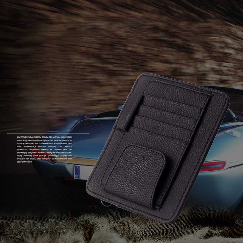 メガネホルダー 車 カードホルダー サングラスホルダー 車載 車用 ホルダー サンバイザー サングホルダー メガネクリップ 収納 メガネ 