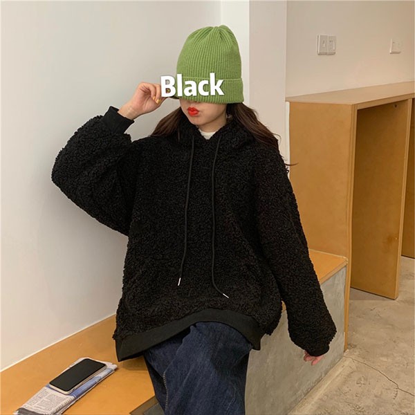 もこもこ クマ耳 熊耳 大きいサイズ クマみみ かわいい フード付き レディース ジャケット トップス 体型カバー ゆったり 