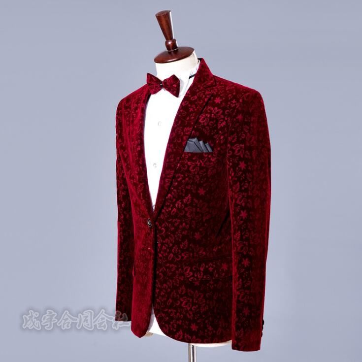 司会者フォーマルスーツ スーツセット 男性 ジャズダンス衣装 ステージ衣装 演出服 パンツ ジャケット イベント パーティー 