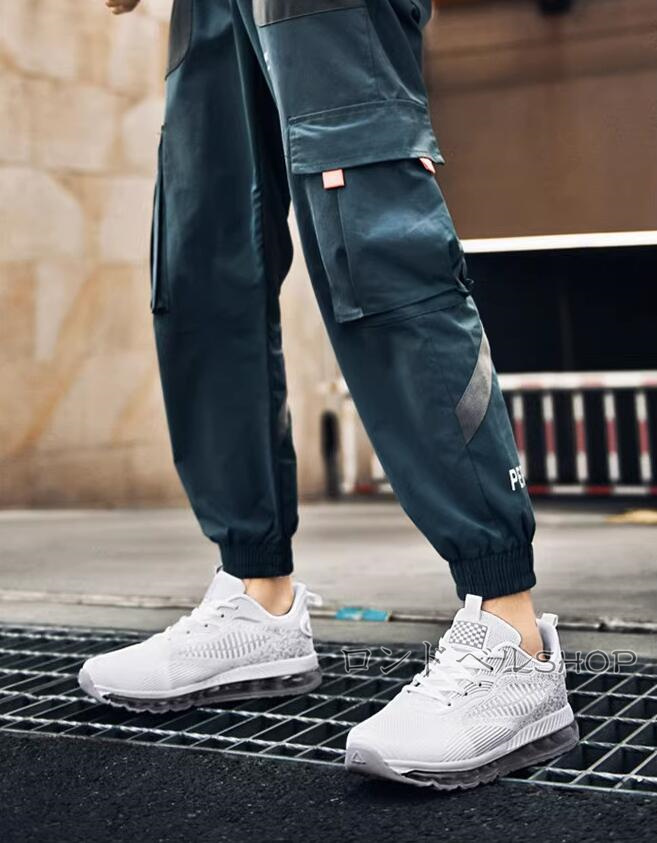 ランニングメンズ スニーカー 運動靴 通気性 軽量 スポーツ6 防滑ソール 8CM メンズファッション 四季兼用 衝撃吸収 身長UP クッション 