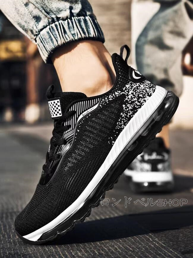 ランニングメンズ スニーカー 運動靴 通気性 軽量 スポーツ6 防滑ソール 8CM メンズファッション 四季兼用 衝撃吸収 身長UP クッション 