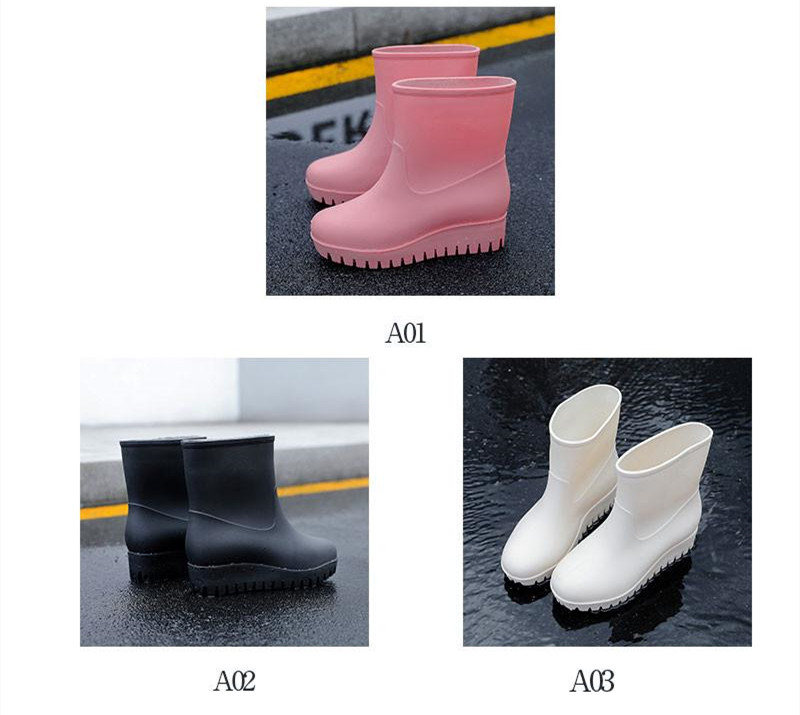 レインブーツ レインレディース ミドル丈 母の日 ショートブーツ 完全防水 梅雨 雨靴 長靴 雨の日 かわいい 靴 通学 通勤 滑らない 