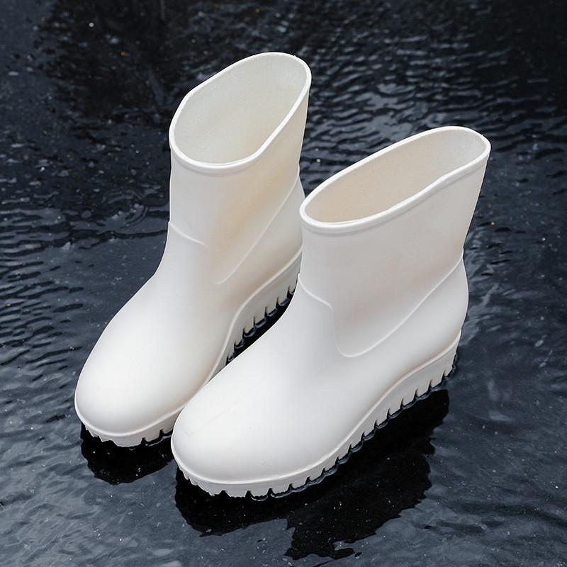 レインブーツ レインレディース ミドル丈 母の日 ショートブーツ 完全防水 梅雨 雨靴 長靴 雨の日 かわいい 靴 通学 通勤 滑らない 