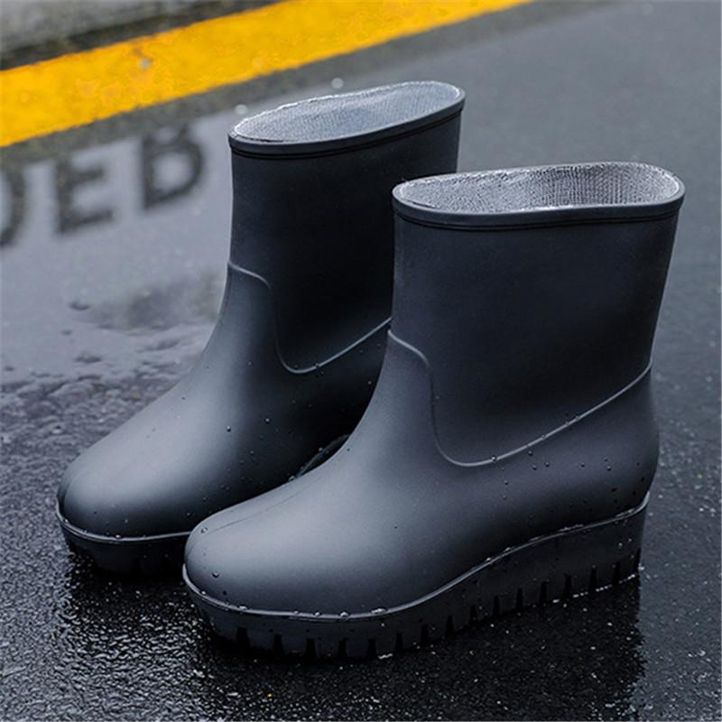 レインブーツ レインレディース ミドル丈 母の日 ショートブーツ 完全防水 梅雨 雨靴 長靴 雨の日 かわいい 靴 通学 通勤 滑らない 