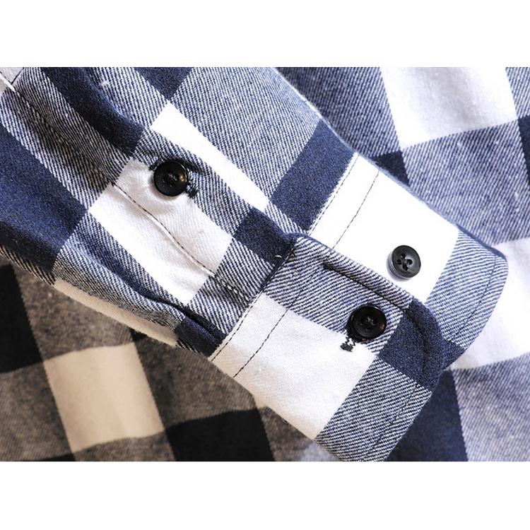 シャツ メンズ チェック柄 ネルシャツ トップス カジュアルシャツ 秋 長袖 きれいめ 春 