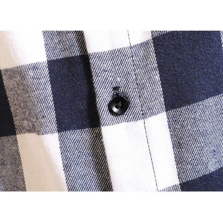 シャツ メンズ チェック柄 ネルシャツ トップス カジュアルシャツ 秋 長袖 きれいめ 春 