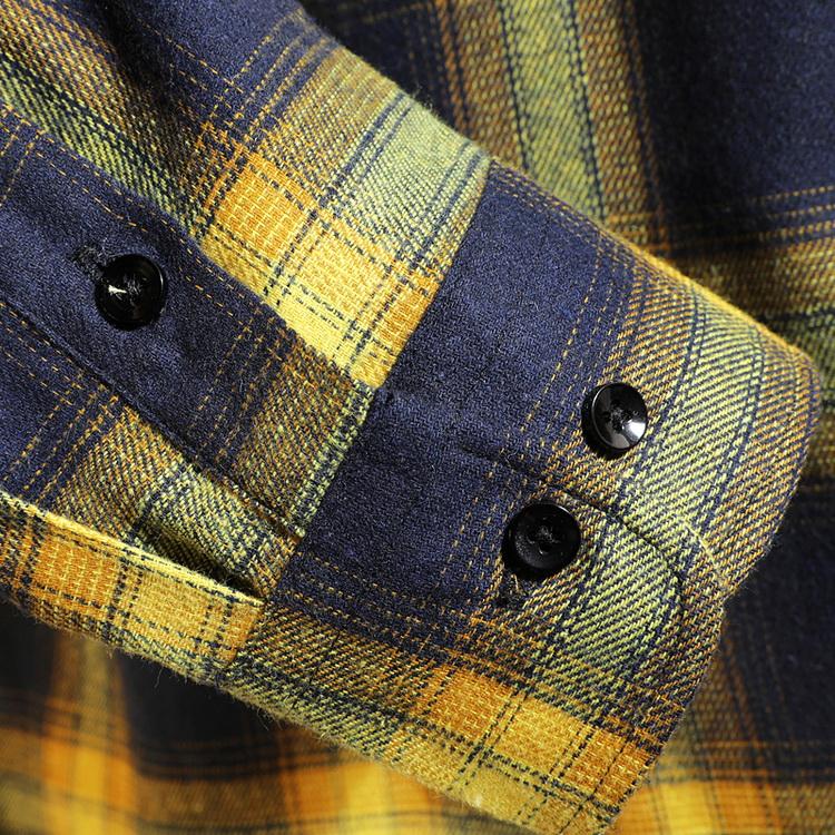 シャツ メンズ チェック柄 ネルシャツ トップス カジュアルシャツ 秋 長袖 きれいめ 春 