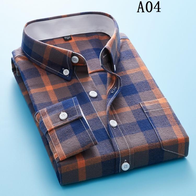 ボタンダウンシャツ ネルシャツ チェック柄 シャツ トップス カジュアルシャツ メンズ 秋 春 長袖 